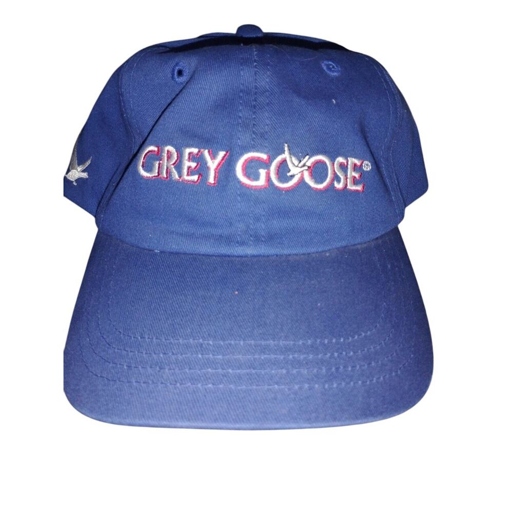 V74-2008 Grey Goose Vodka Hat Cap Blue Ahead Alcohol Brand / Rare